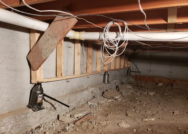 How to fix structural problems in your crawlspace.